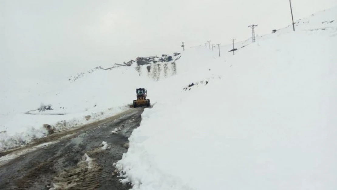 Yaygın mahallesi ve mezralarda kar çalışmaları