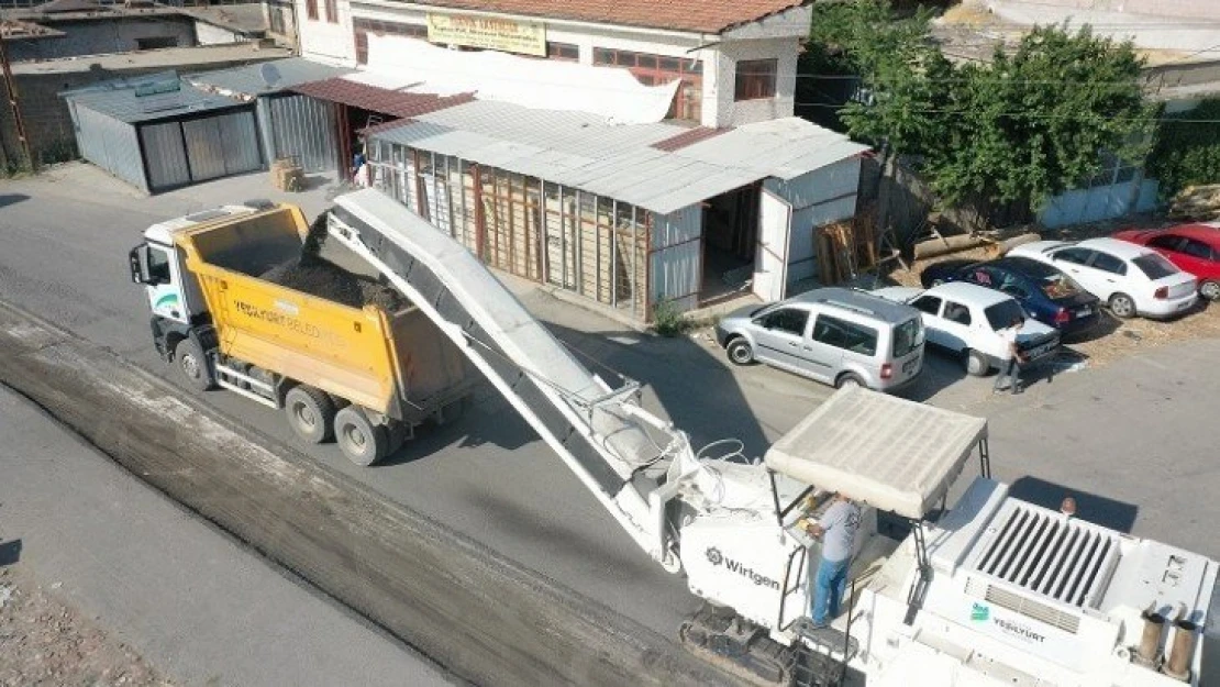 Yeni Sanayi Sitesinde Yıpranan Yolların Standardı Yükseliyor