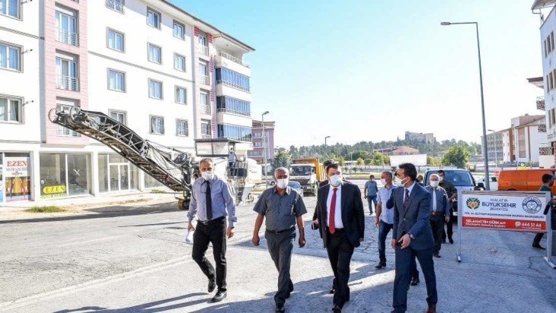 Yeşiltepe Adli Tıp Caddesi yenileniyor