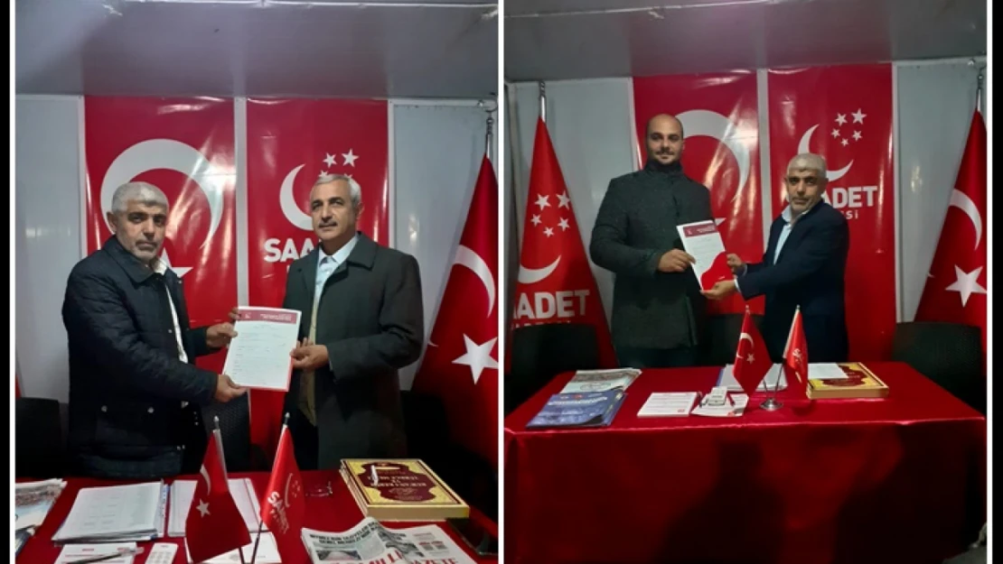 Yeşilyurt'a Saadet Partisi'nden Yiğiter ve Gediktaş aday adayı oldular.