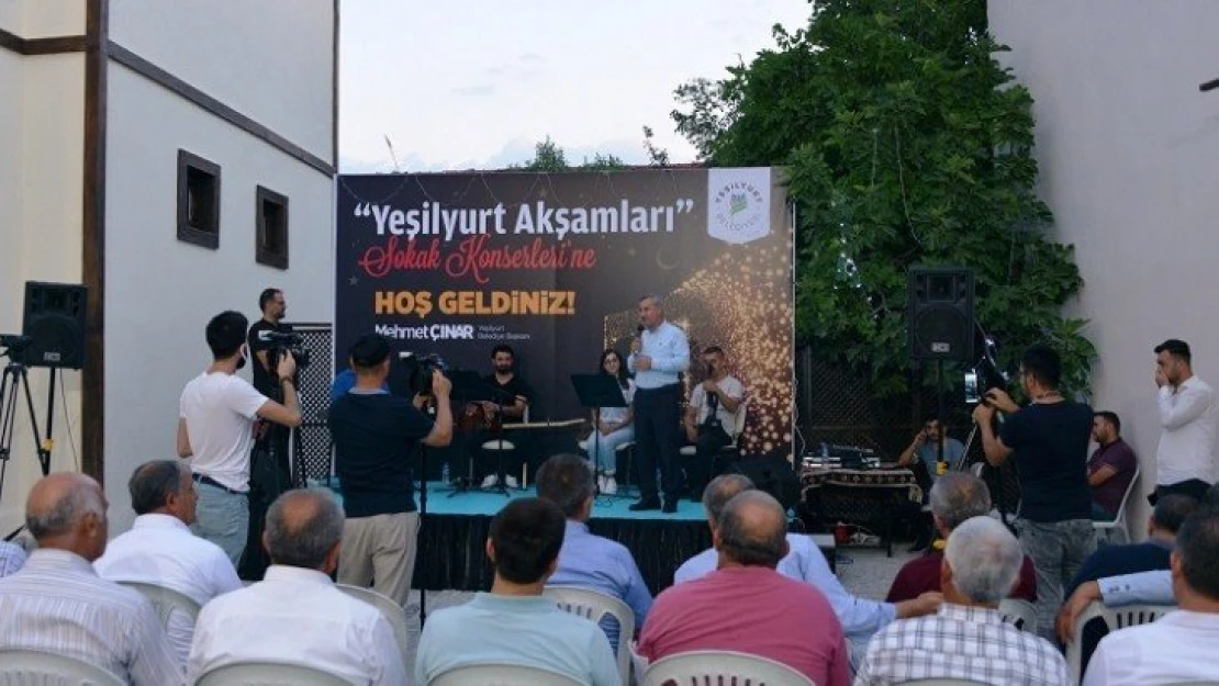 'Yeşilyurt Akşamları' Sokak Konserleri başlatıldı.