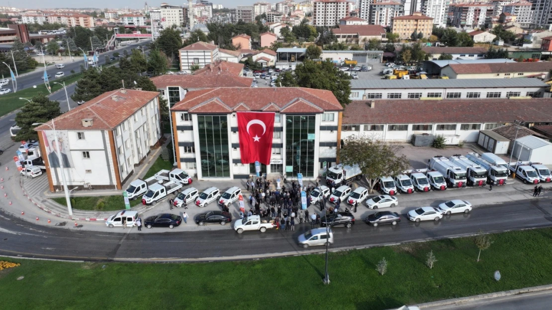 Yeşilyurt Belediyesi 40 Milyon TL. Olan 33 Yeni Aracı Hizmete Sundu