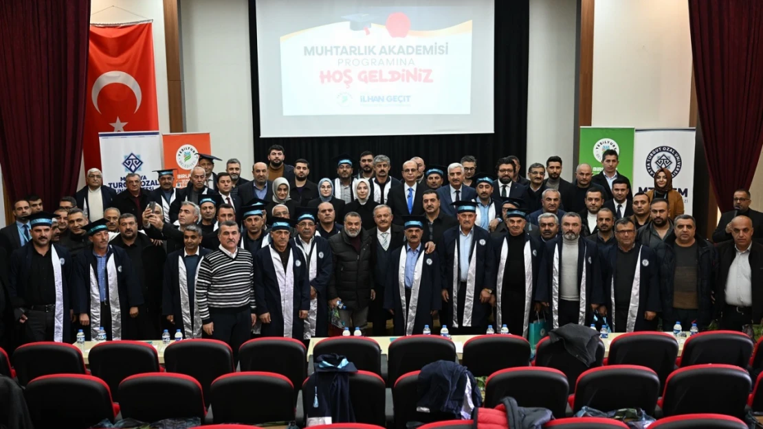 Yeşilyurt Belediyesi İle Turgut Özal Üniversitesinin 'Muhtarlık Akademisi' Sona Erdi