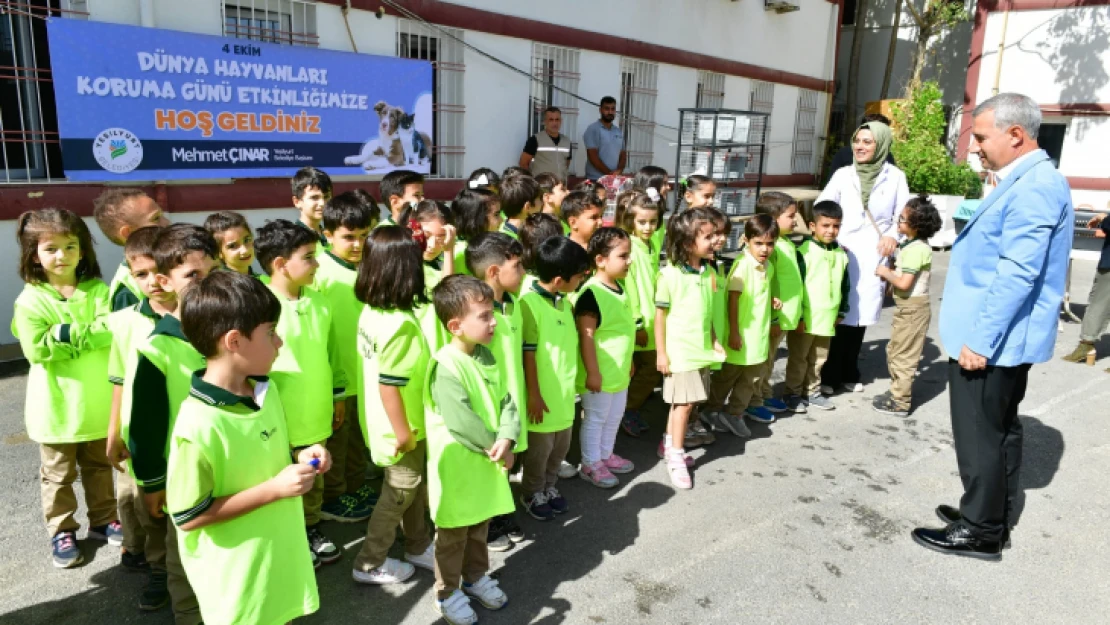 Yeşilyurt Belediyesi Tarımsal Hizmetler Müdürlüğünde '4 Ekim Hayvanları Koruma Günü' Özel Programı Düzenlendi