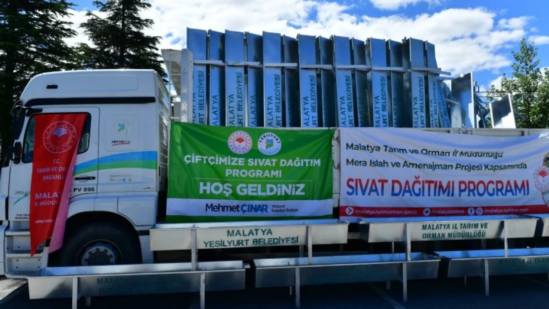 Yeşilyurt'ta Hayvancılıkla Uğraşan Çiftçilere Sıvat (Hayvan Suluğu) Desteği Sağlandı