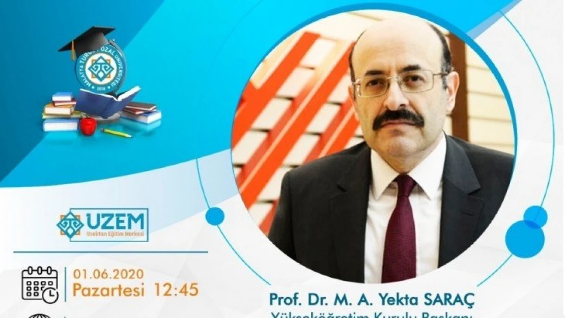 YÖK Başkanı Prof. Dr. Saraç, MTÜ Senatosu'na katılıyor