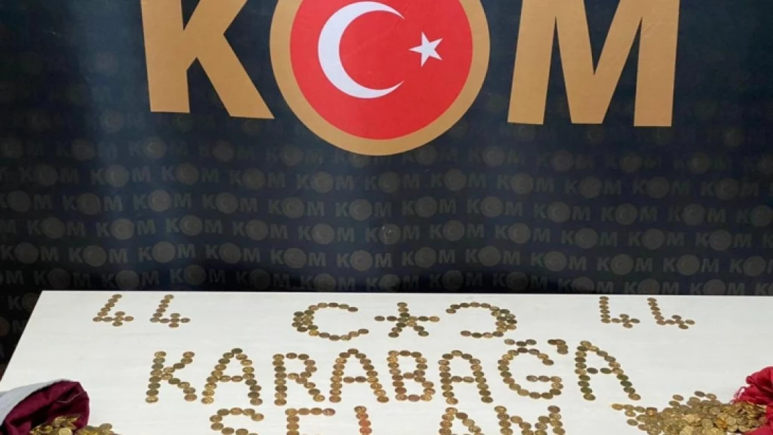 Yolcu'da 947 adet tarihi sikke yakalandı