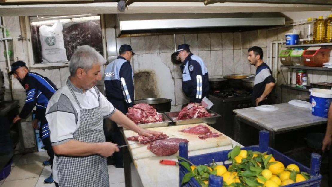 Zabıta Ekiplerinden Lokantalara Denetim