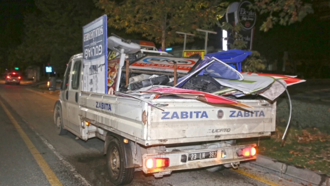 'Zabıtadan Yol Kaldırım İşgali Yapan İşletmelere Yaptırım' Haber Metni ve Resimleri