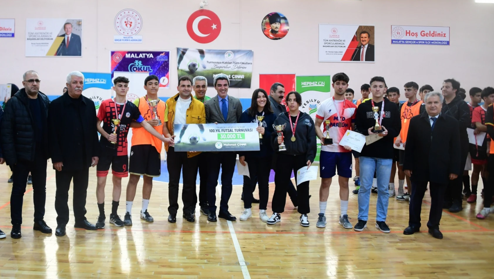 '100.Yıl Futsal Turnuvası' Tamamlandı