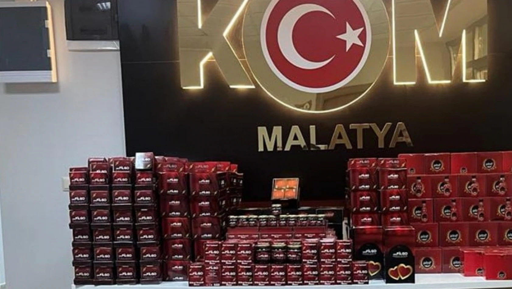 Malatya'da kaçakçılık operasyonunda 2 gözaltı