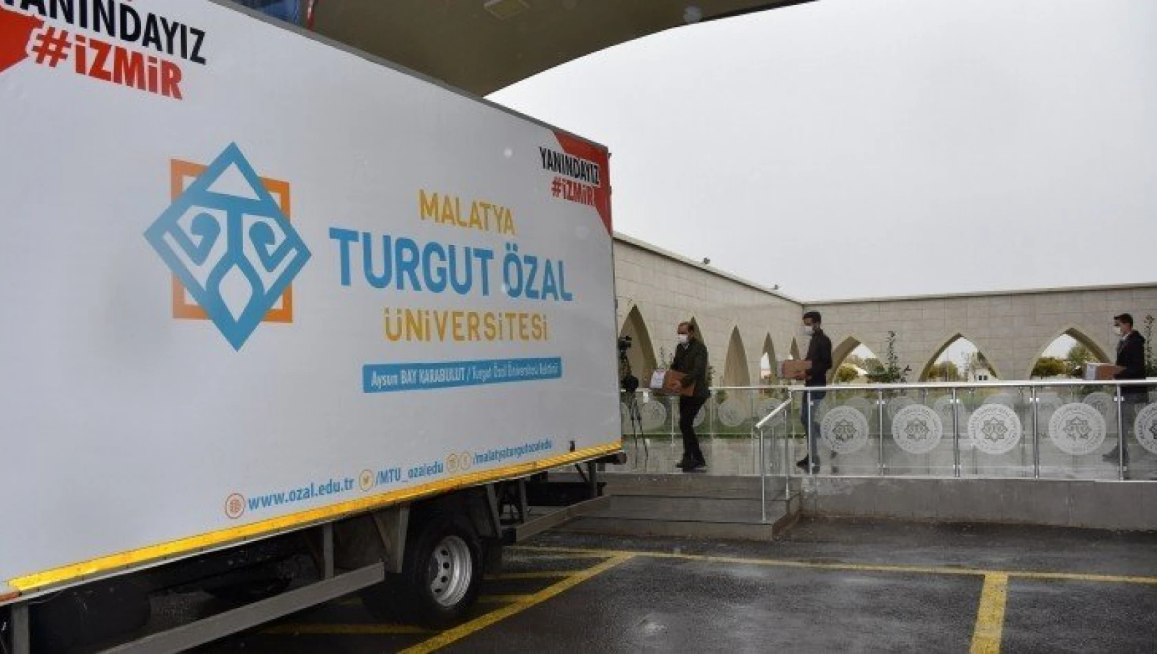 Malatya Turgut Özal Üniversitesi'nden İzmir'e deprem desteği
