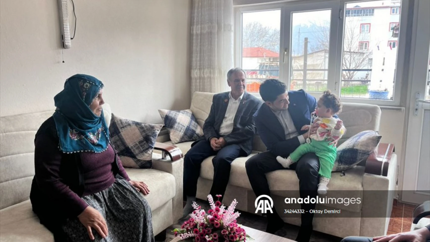 Doğanşehir Kaymakamı Kılıç'dan şehit ailelerine bayram ziyareti