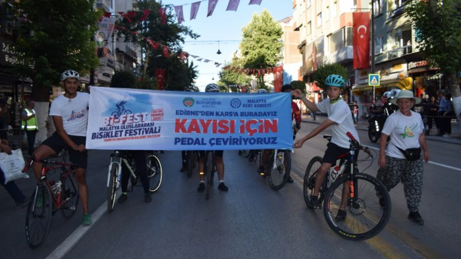 200 Bisikletli Malatya Tarihini Tanımak İçin Malatya'da