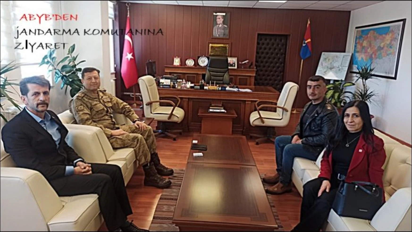 ABYB' den İl Jandarma Komutanı Ercan Altın'a Ziyaret