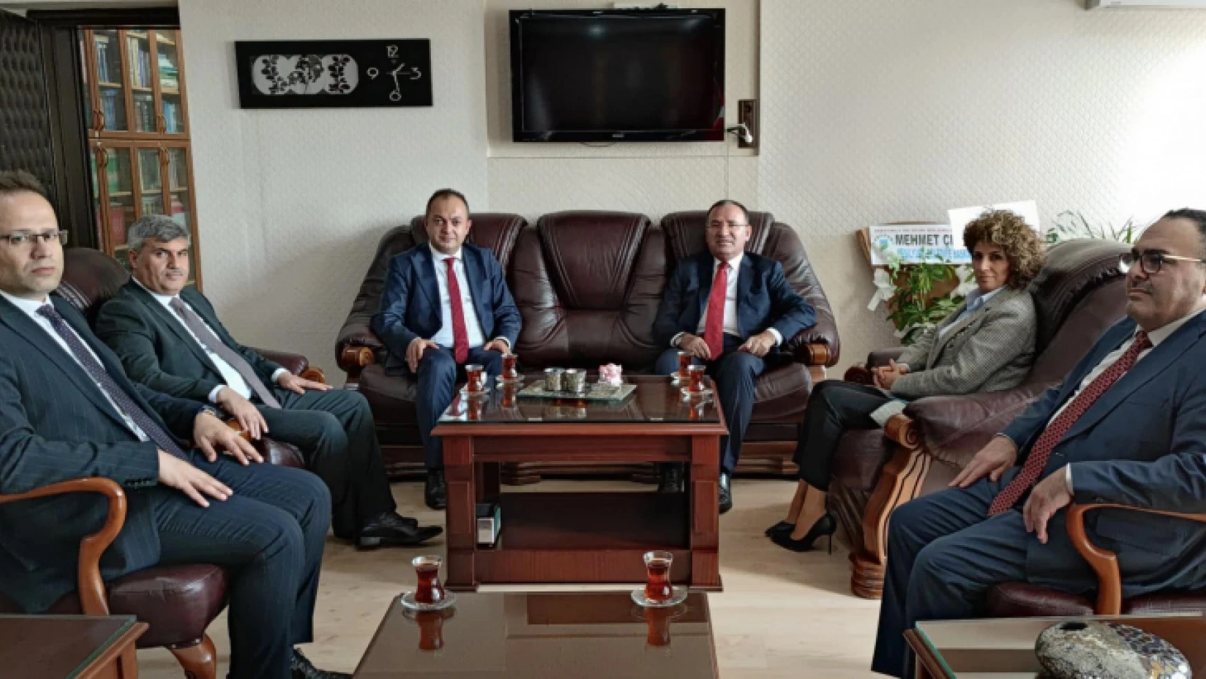 Adalet Bakanı Bozdağ'dan Malatya Barosuna hayırlı olsun ziyareti