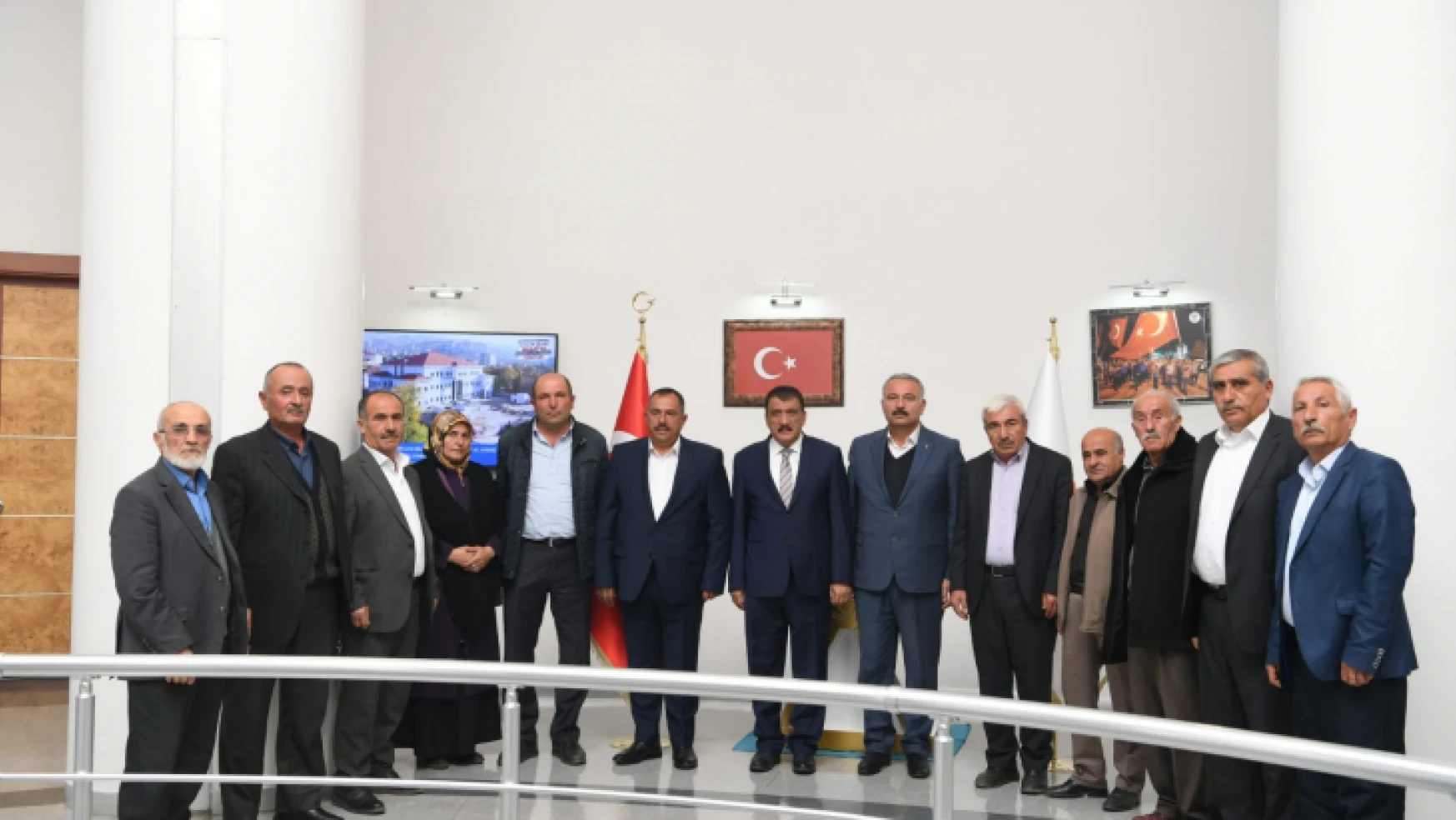 AK Parti Kuluncak İlçe Başkanı ve Yönetiminden Başkan Gürkan'a ziyaret