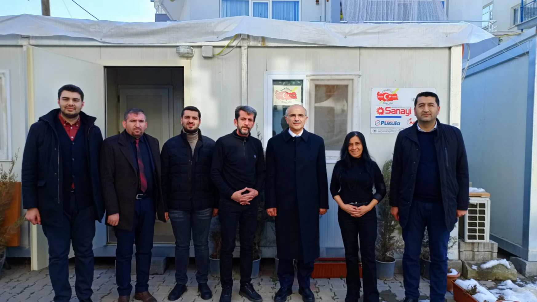 AK Parti Malatya Büyükşehir Belediye Başkan Adayı Sami Er ABYB' yi Ziyaret Ettİ