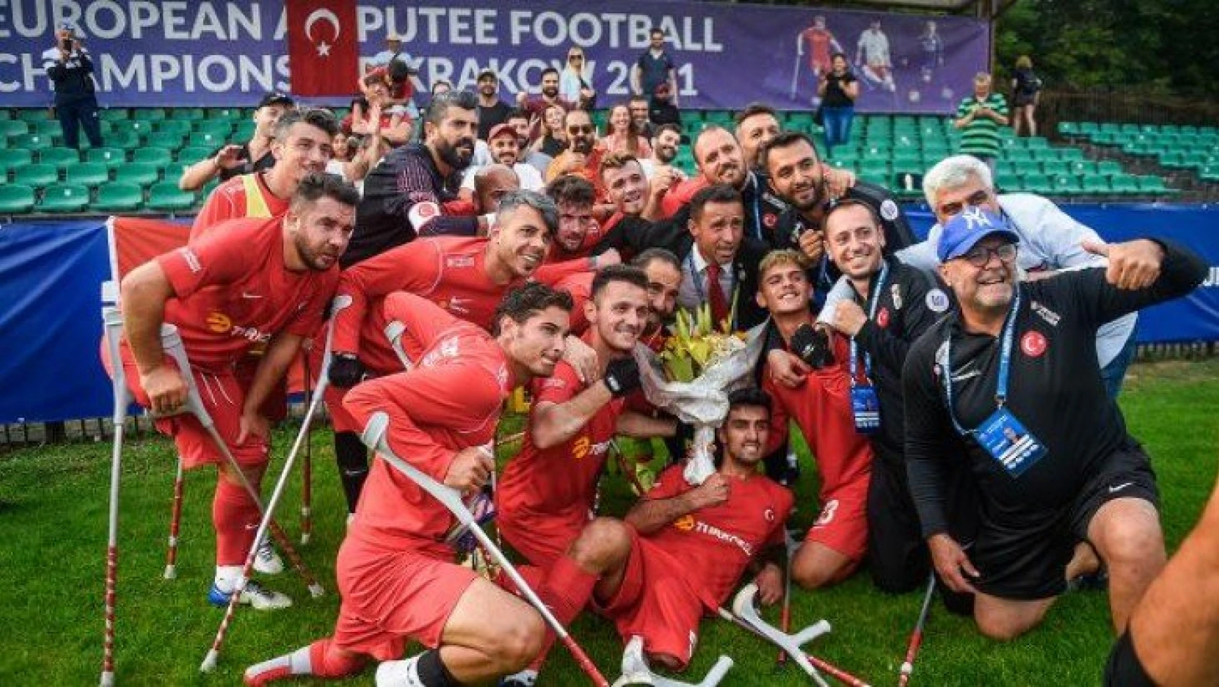Ampute Futbol Milli Takımı Avrupa Şampiyonu..