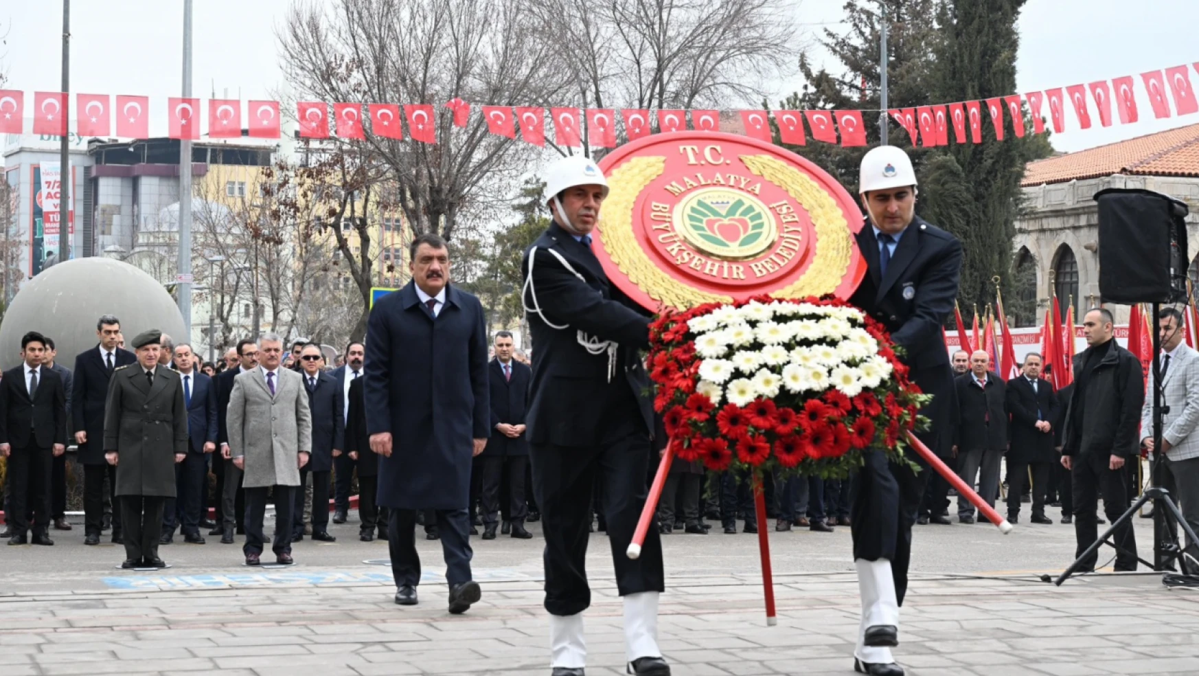 Atatürk'ün Malatya'ya Gelişinin 93. Yılı Töreni Yapıldı