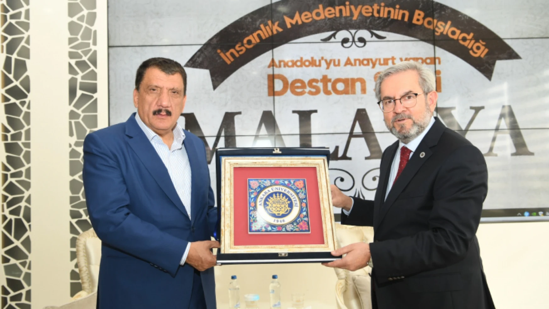 AÜ Rektörü Prof. Dr. Necdet Ünüvar'dan Başkan Gürkan'a Ziyaret