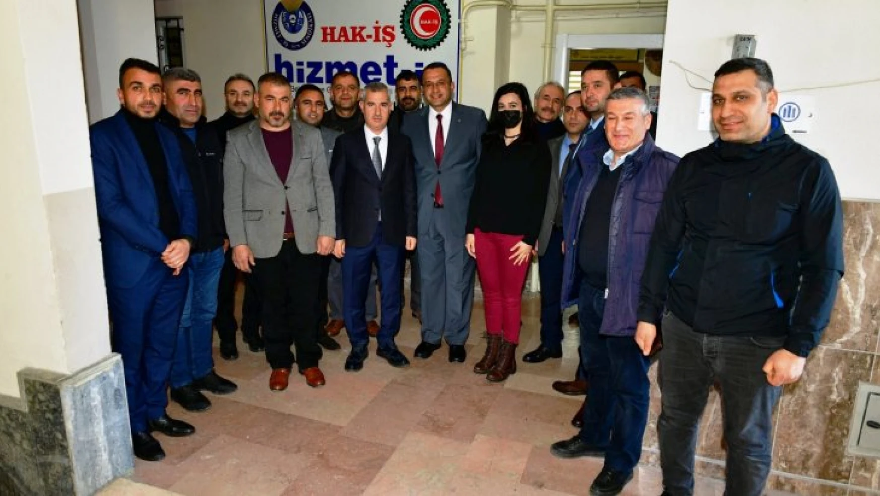 Başkan Çınar, Hizmet İş-Sendikası Şube Başkanı Geleri Ve Yönetimini Ziyaret Etti
