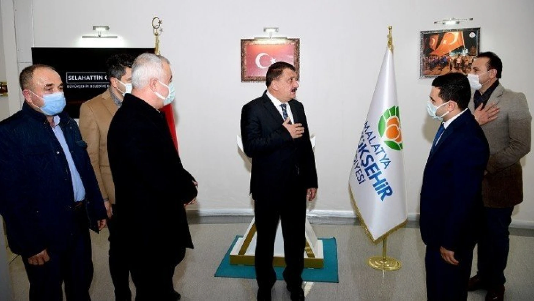 Başkan Gürkan Baskil Kaymakamını Makamında Ağırladı: