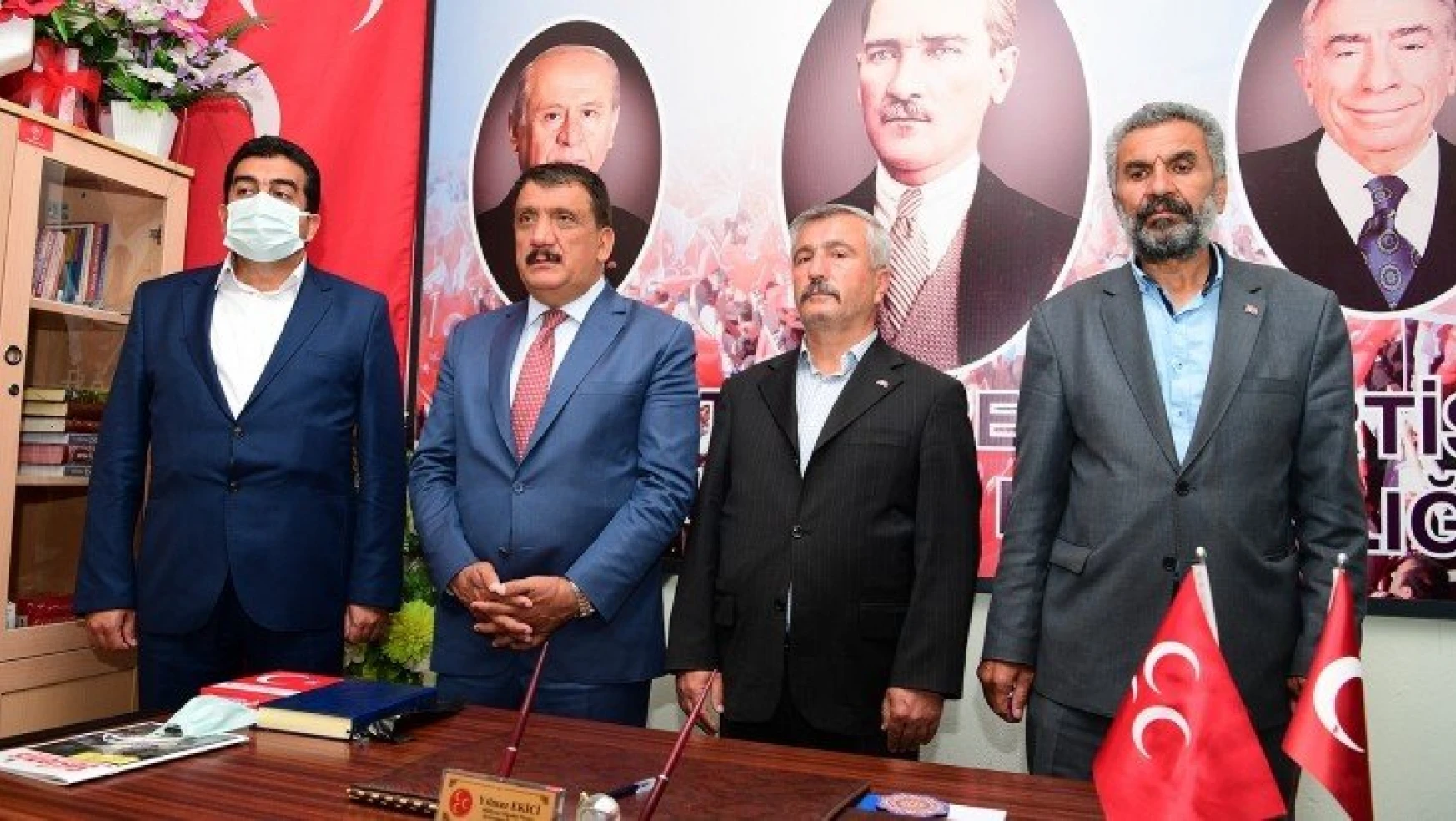 Başkan Gürkan'dan Hekimhan'a Ziyaret