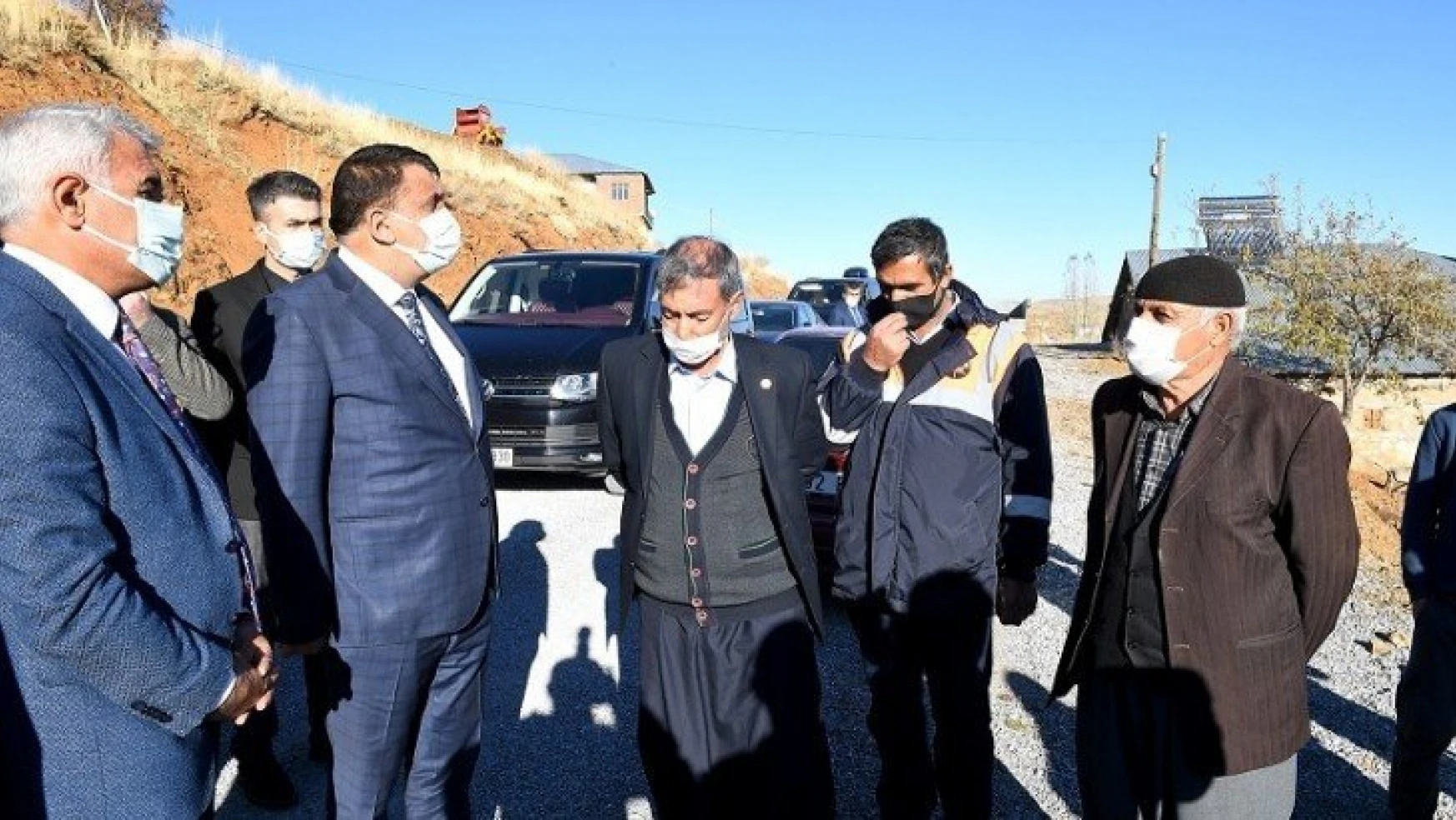Başkan Gürkan Deprem Bölgesinde incelemelerde bulundu
