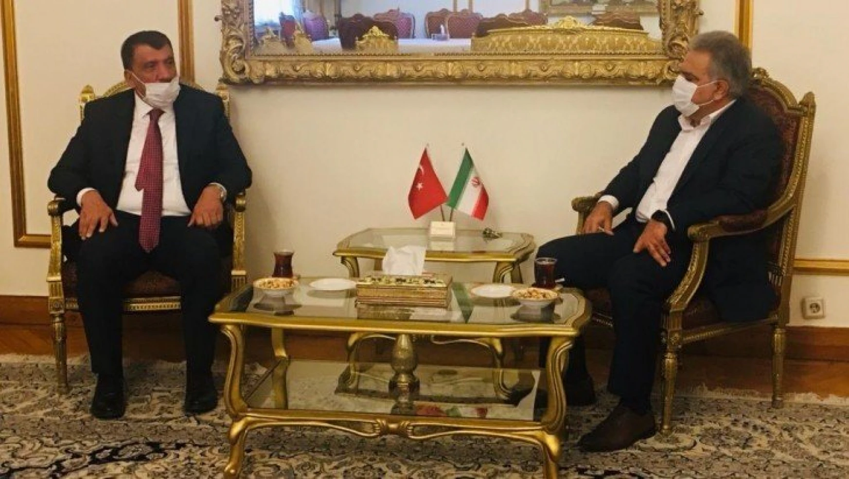 Başkan Gürkan İran Büyükelçisi Farazmand'la bir araya geldi