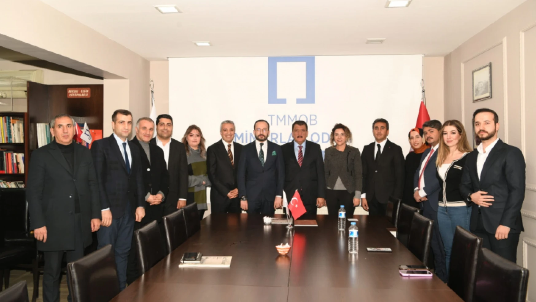 Başkan Gürkan Mimarlar Odası Malatya Şubesini Ziyaret Etti