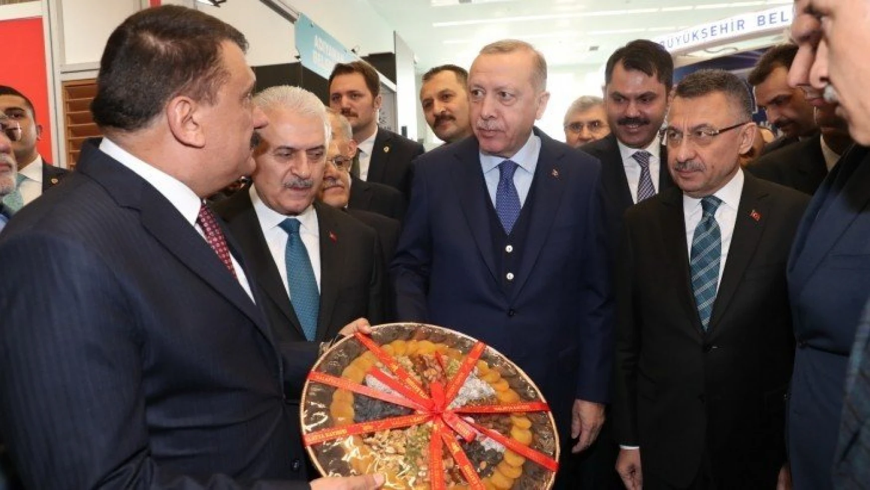 Başkan Gürkan Projelerini Cumhurbaşkanı Erdoğan'a Anlattı