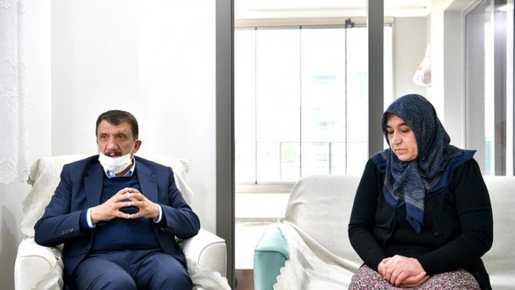 Başkan Gürkan Şehit ailelerini ziyaret etti