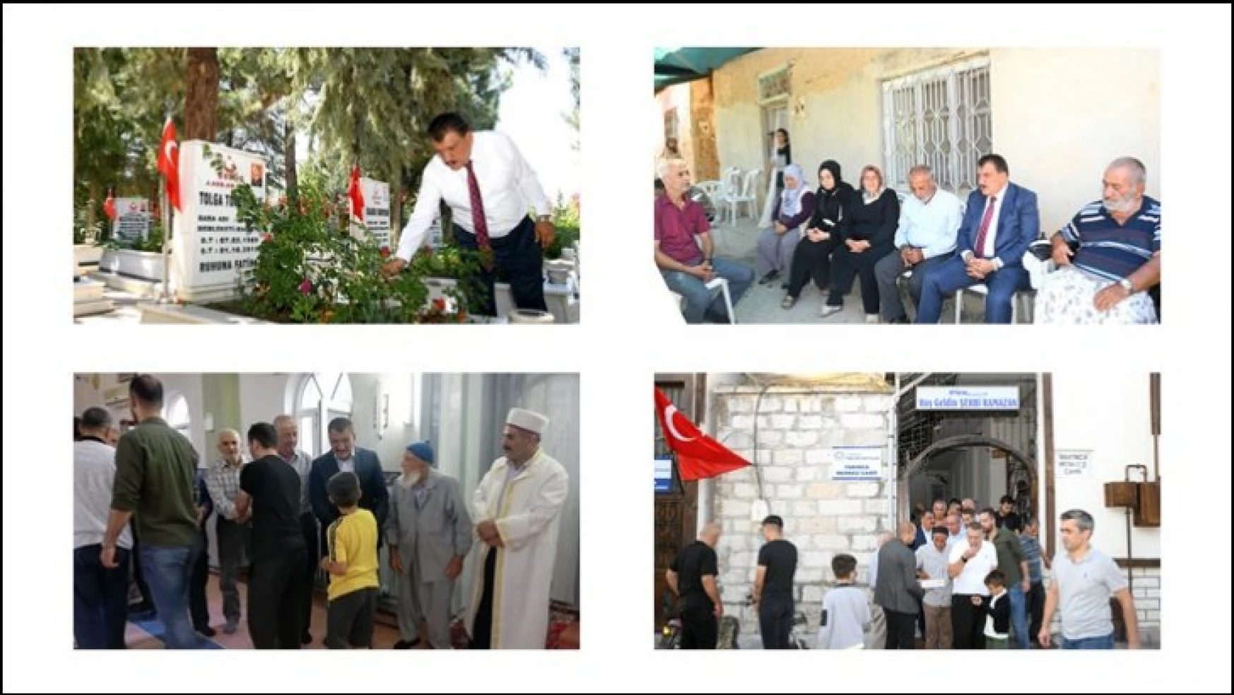Başkan Gürkan, Şehitliği ve Şehit Ailesini Ziyaret etti 