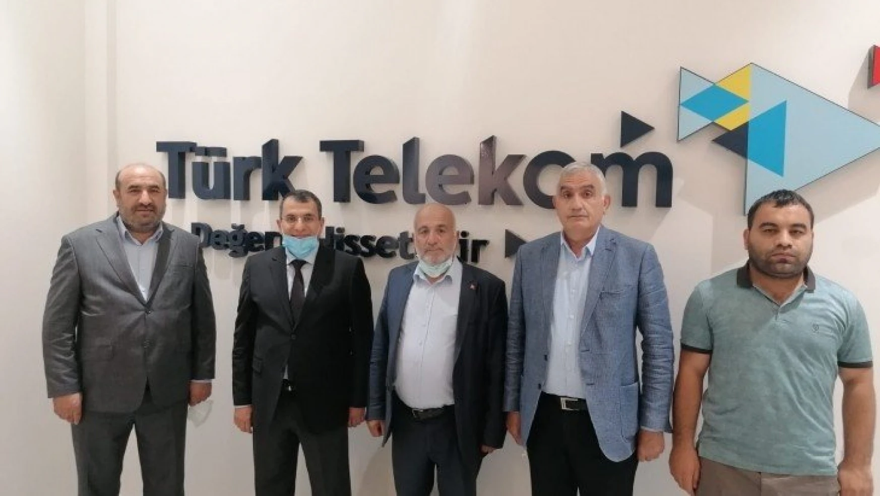 Başkan Kahveci'den Türk Telekom İl Müdürü Ahmet Alevcan'a Hayırlı Olsun Ziyareti