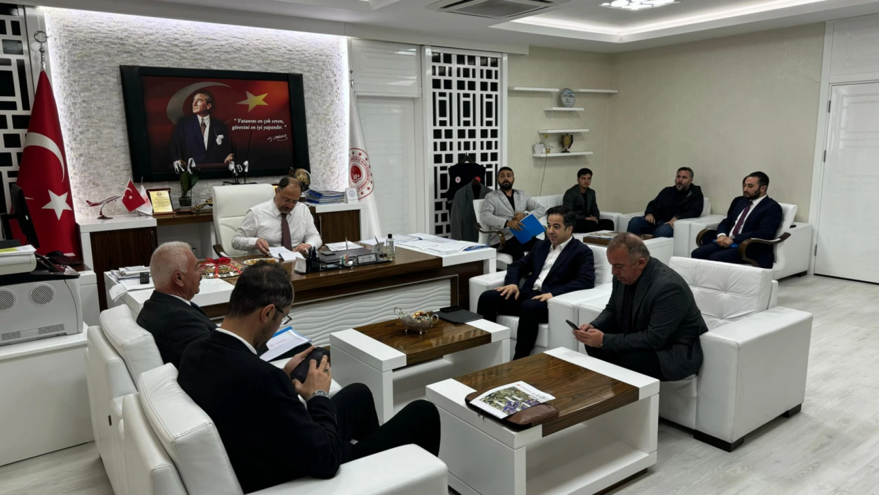 Başkan Mehmet Bayram, Doğanşehir'in İmar ve Yapım Planlarını Konuştu