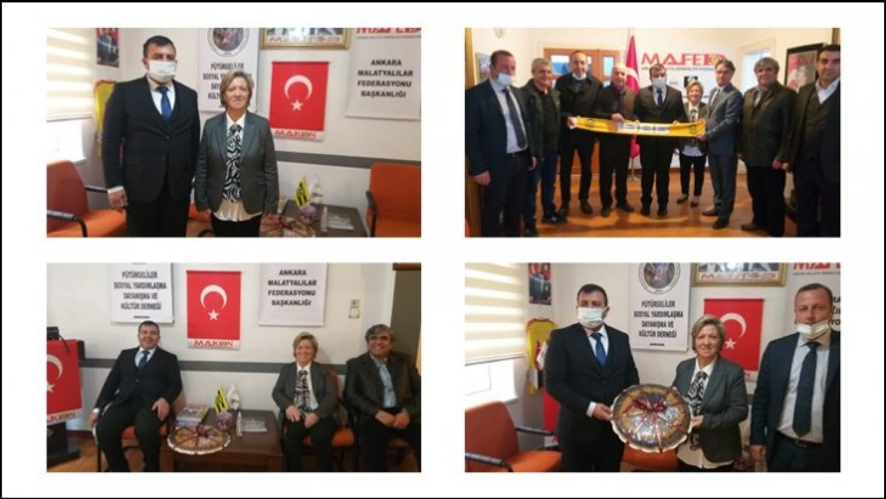 Başkan Sülük Ankara Pütürgeliler Derneğini Ziyaret Etti