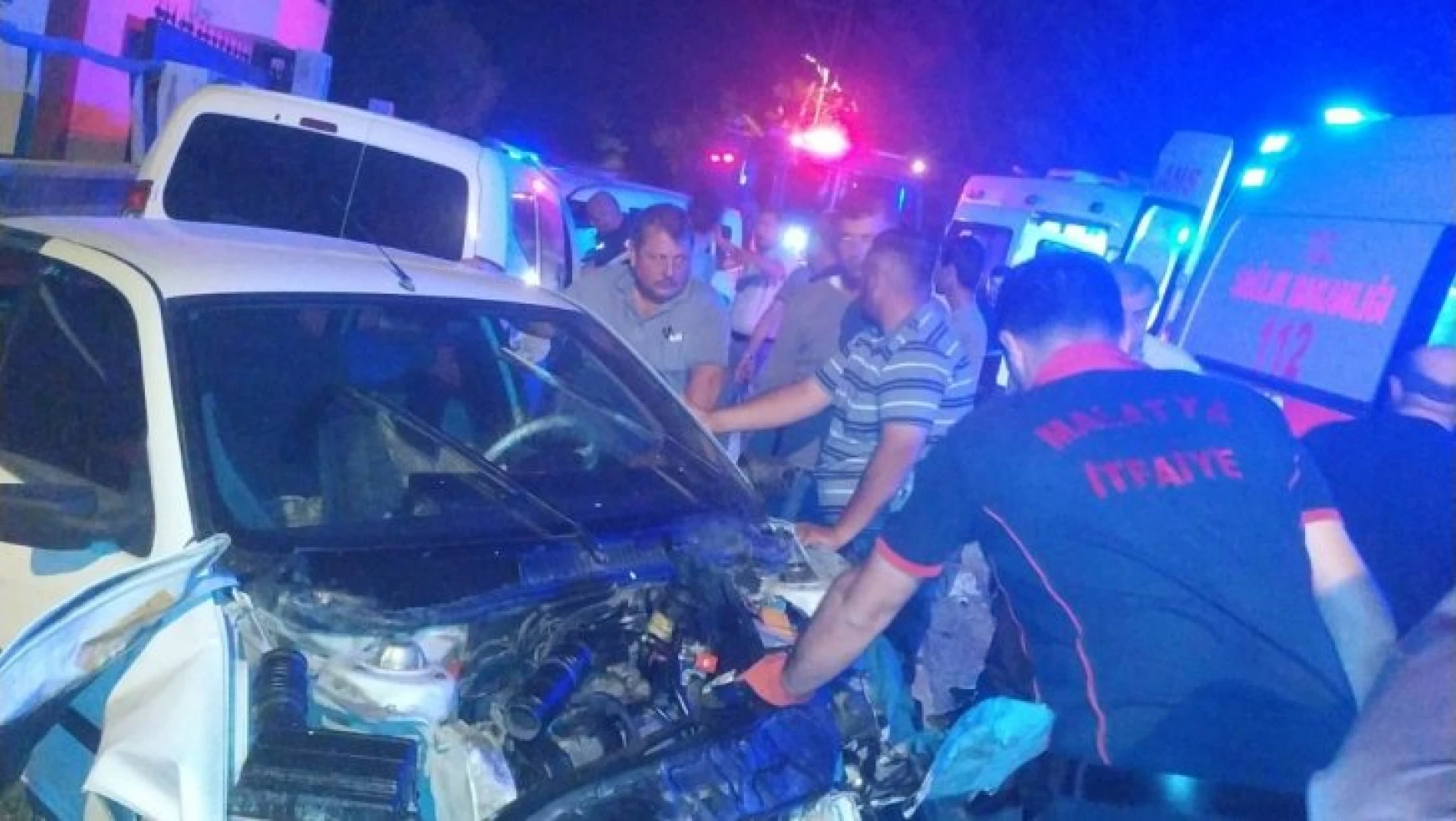 Battalgazi Bahçelievler Boran Yolunda trafik kazası
