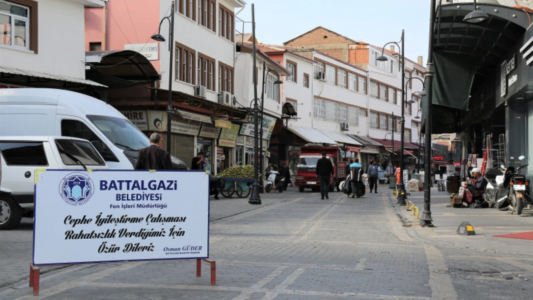 Battalgazi'deki 6 Sokakta Sağlıklaştırma Çalışmaları Sürüyor