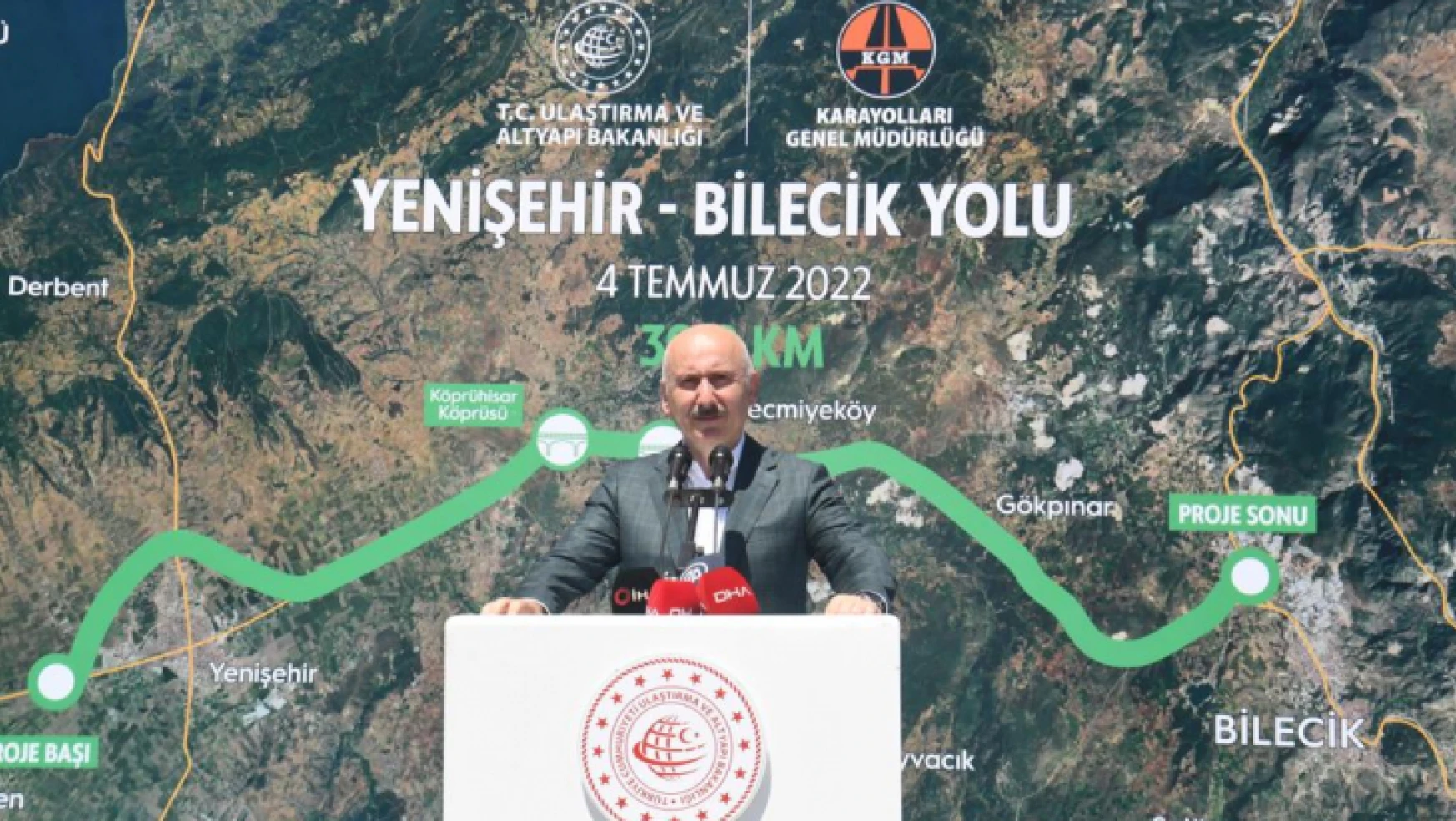 Bilecik-Yenişehir Yolu'nun Tamamı 2022 sonuna kadar tamamlanacak