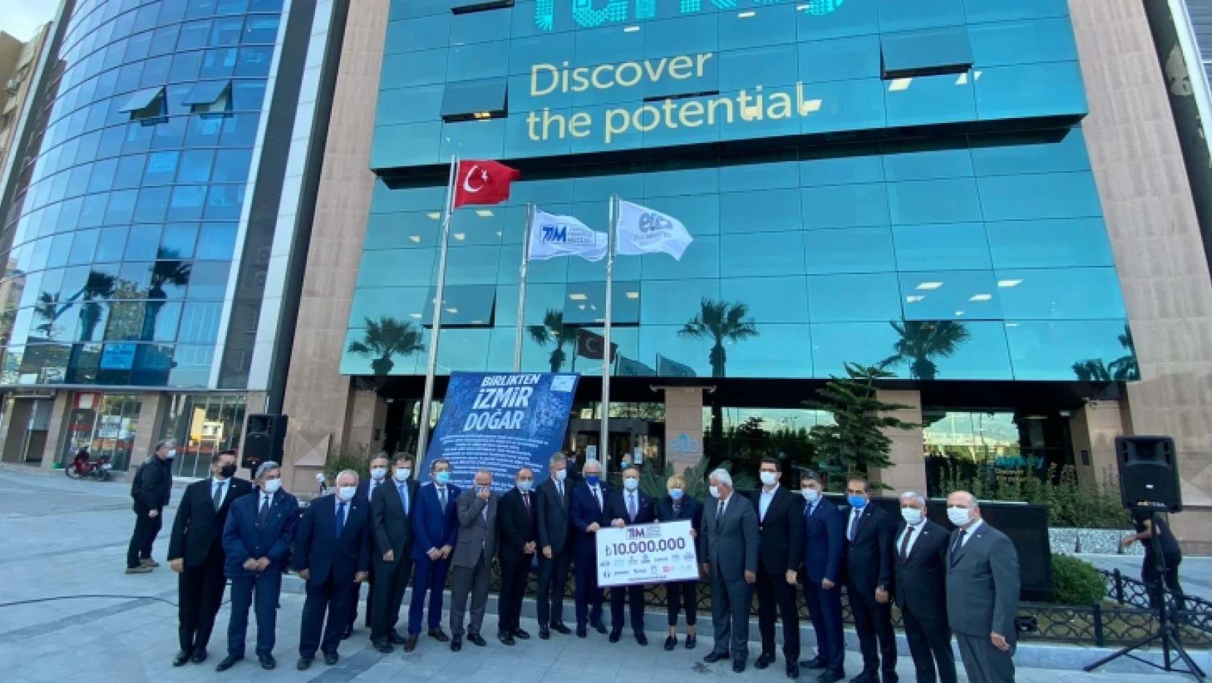 'Birlikten İzmir Doğar' yardım kampanyasına 10 Milyon TL'lik destek