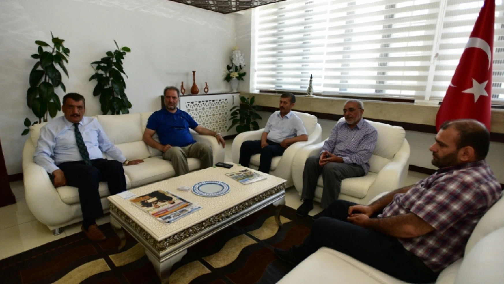 Mazlum-Der Genel Başkanı Beyhan, Başkan Gürkan'ı Ziyaret Etti