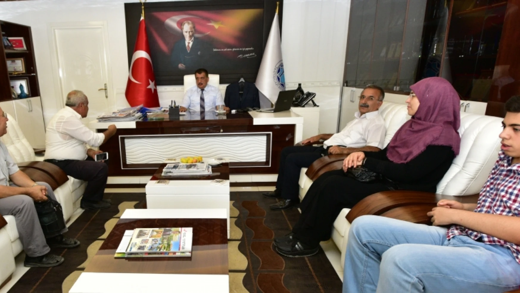 Malatya Otizm Derneği Başkanı Baydaş, Başkan Gürkan'ı Ziyaret Etti