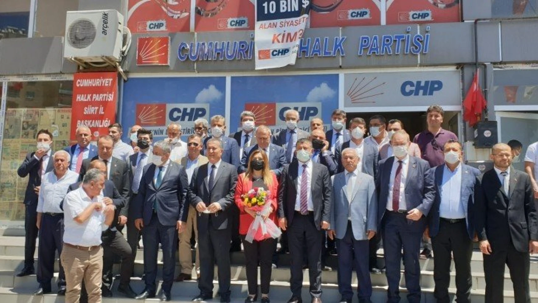 CHP Ekonomi ve Esnaf Masası Heyeti Siirt'te