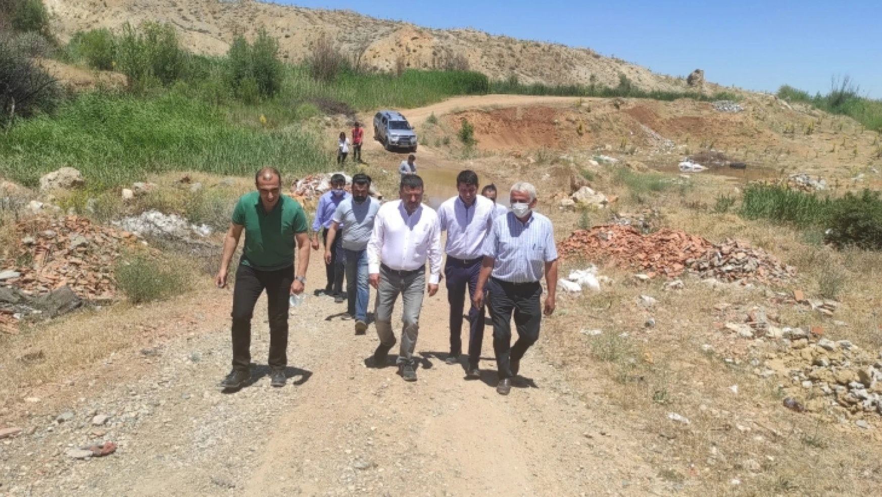 CHP'li Vekiller Doğanşehir Maden Ocağı Bölgesine Gittiler