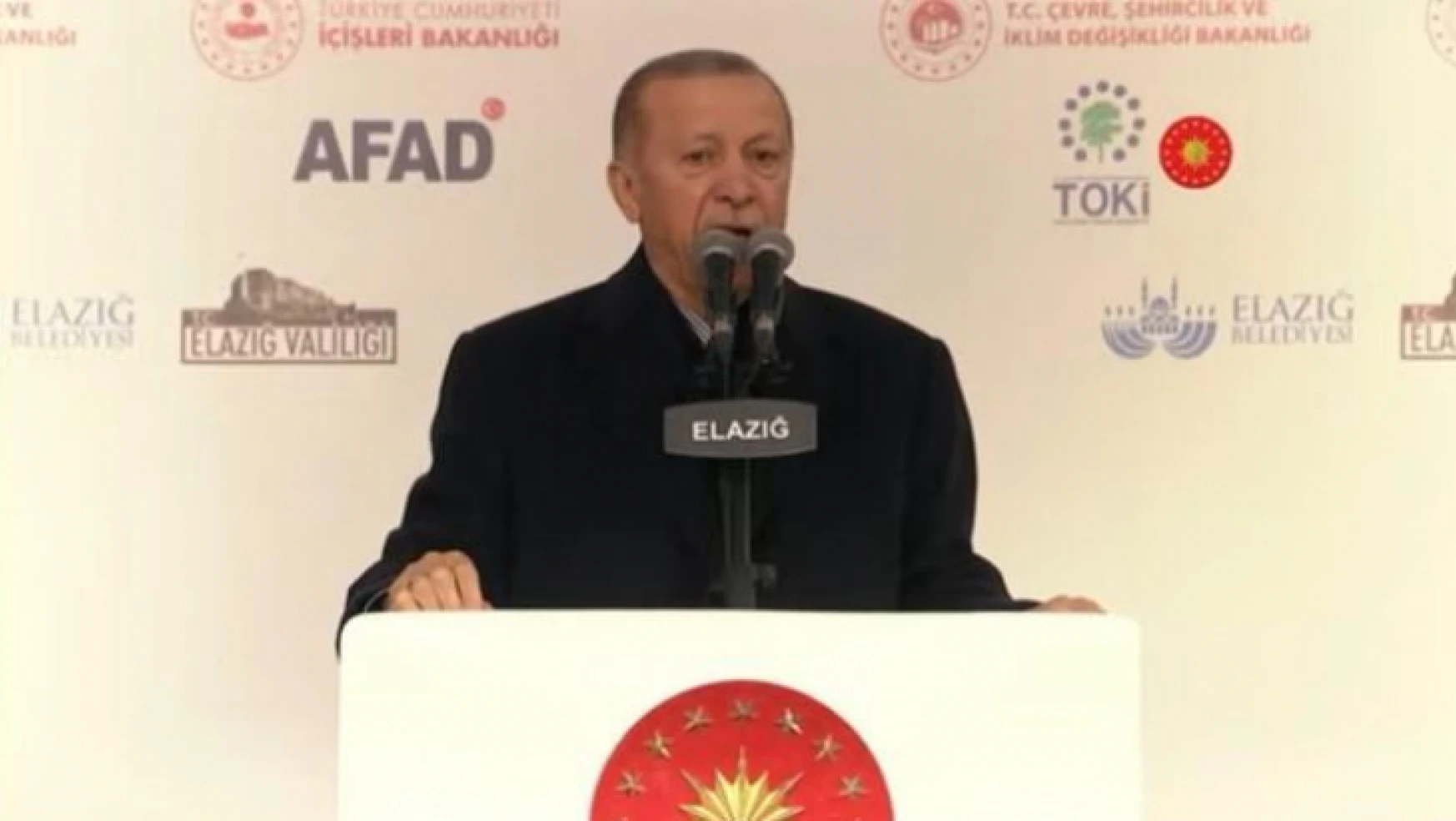 Cumhurbaşkanı Erdoğan: Bugün Elazığ'da 505 Konutun Temelini Atıyoruz