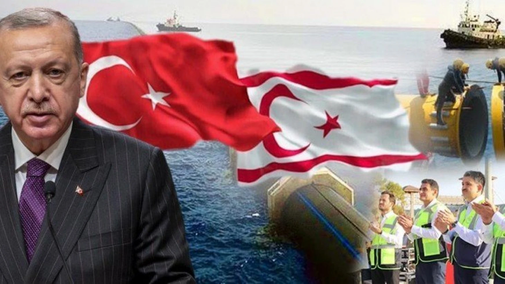 Cumhurbaşkanı Erdoğan KKTC'ye Su Verme Törenine Katıldı