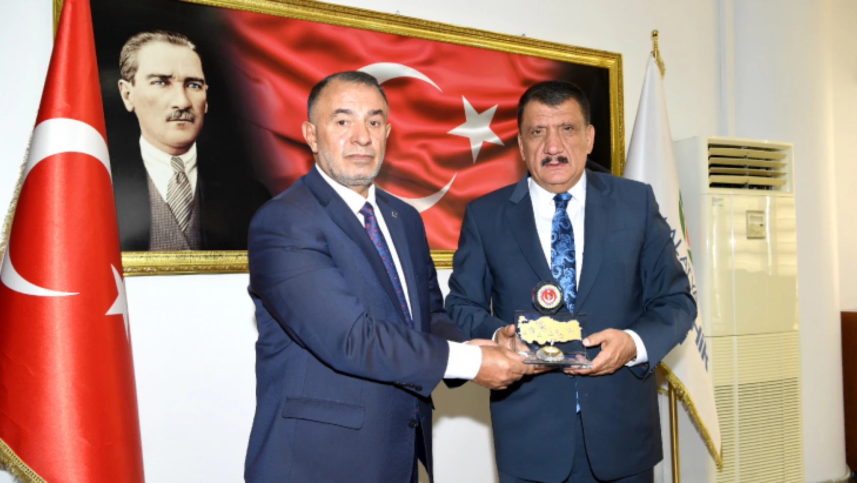 Demiryolu İş Sendikası Genel Başkan Yardımcısı Öndeş'den Başkan Gürkan'a Ziyaret