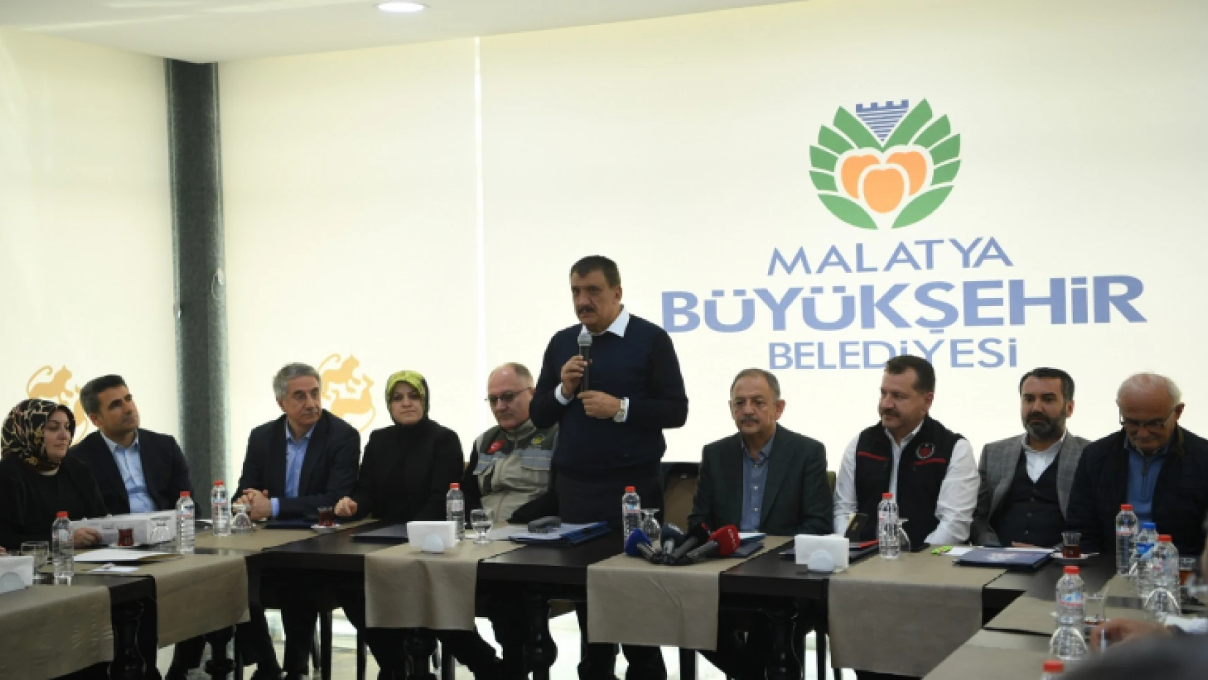 'Deprem Bölgesi Belediye Başkanları Koordinasyon Toplantısı' yapıldı.