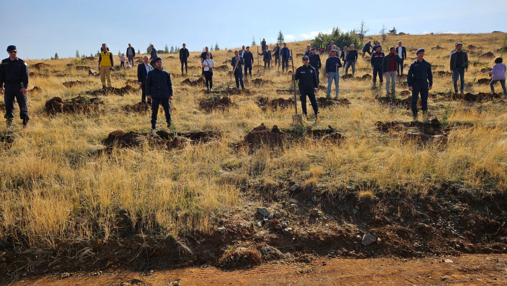 Doğanşehir İlçesinde 'Milli Ağaçlandırma Gününde' Fidanlar Toprakla Buluşturuldu